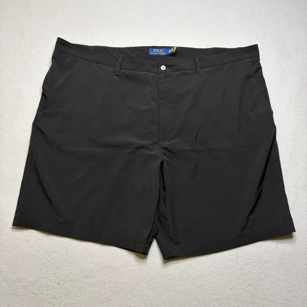 Polo Ralph Lauren Golf Shorts Mens 46 Black Performance Recycled Chino‎